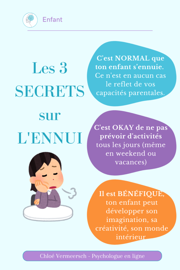 Les 3 secrets sur l'ennui
Psychologue en ligne
Insatisfait